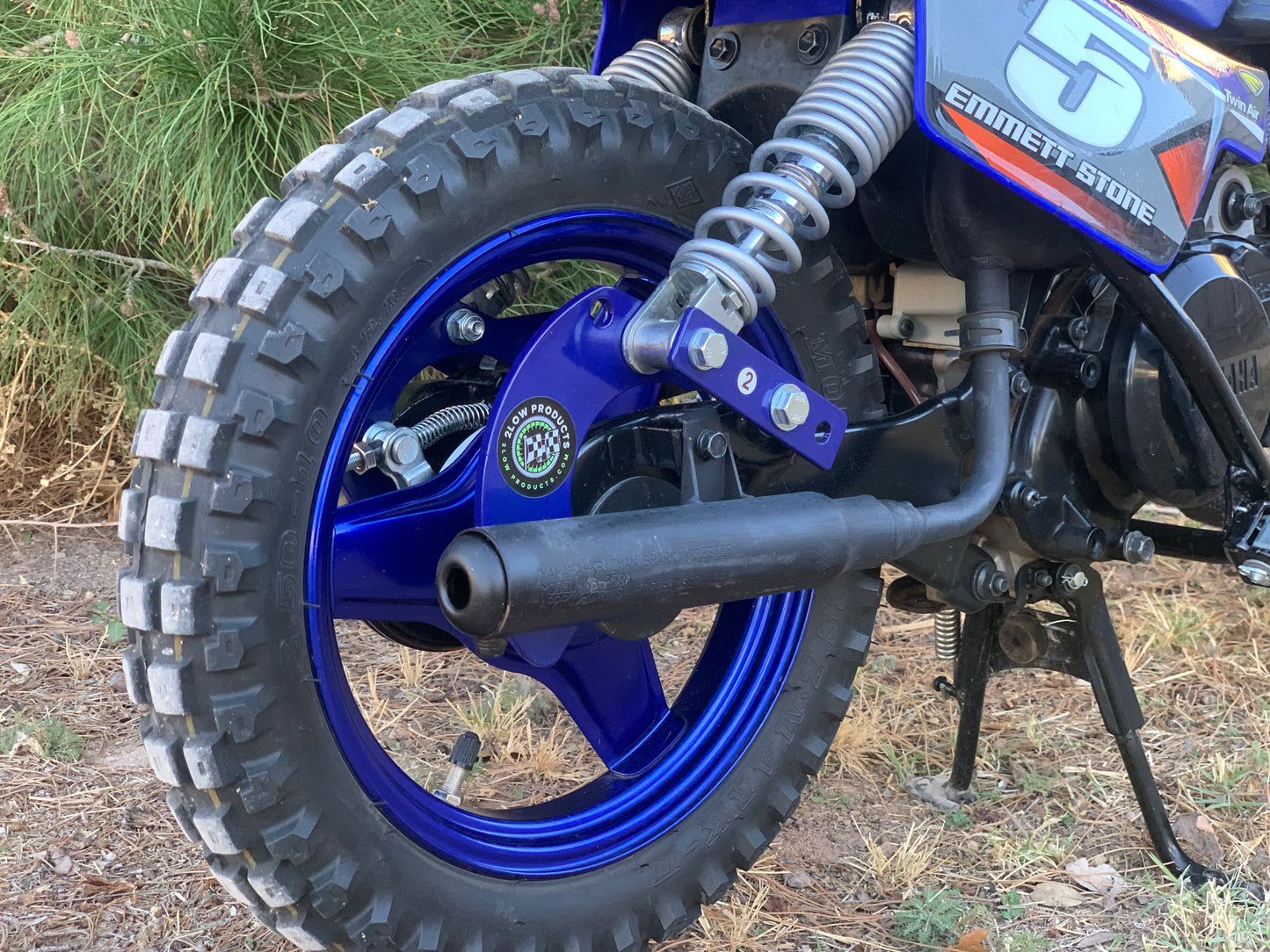 2Low Rear Lowering Kit-Braaapin Blue